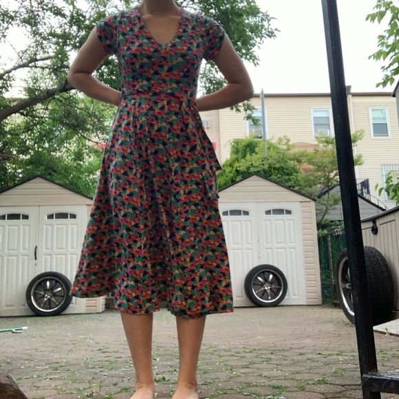 ModCloth Midi Dress Spring - Picture 4 of 9